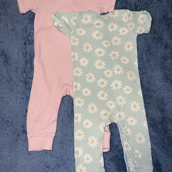 179.Floral and Pink Kids One Pieces - Picture 5 of 5